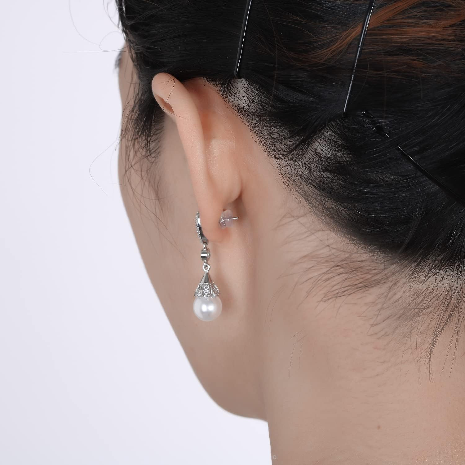 Earring Backs for Droopy Ears, 18K Gold Silicone Earring Backs for Studs Heavy E