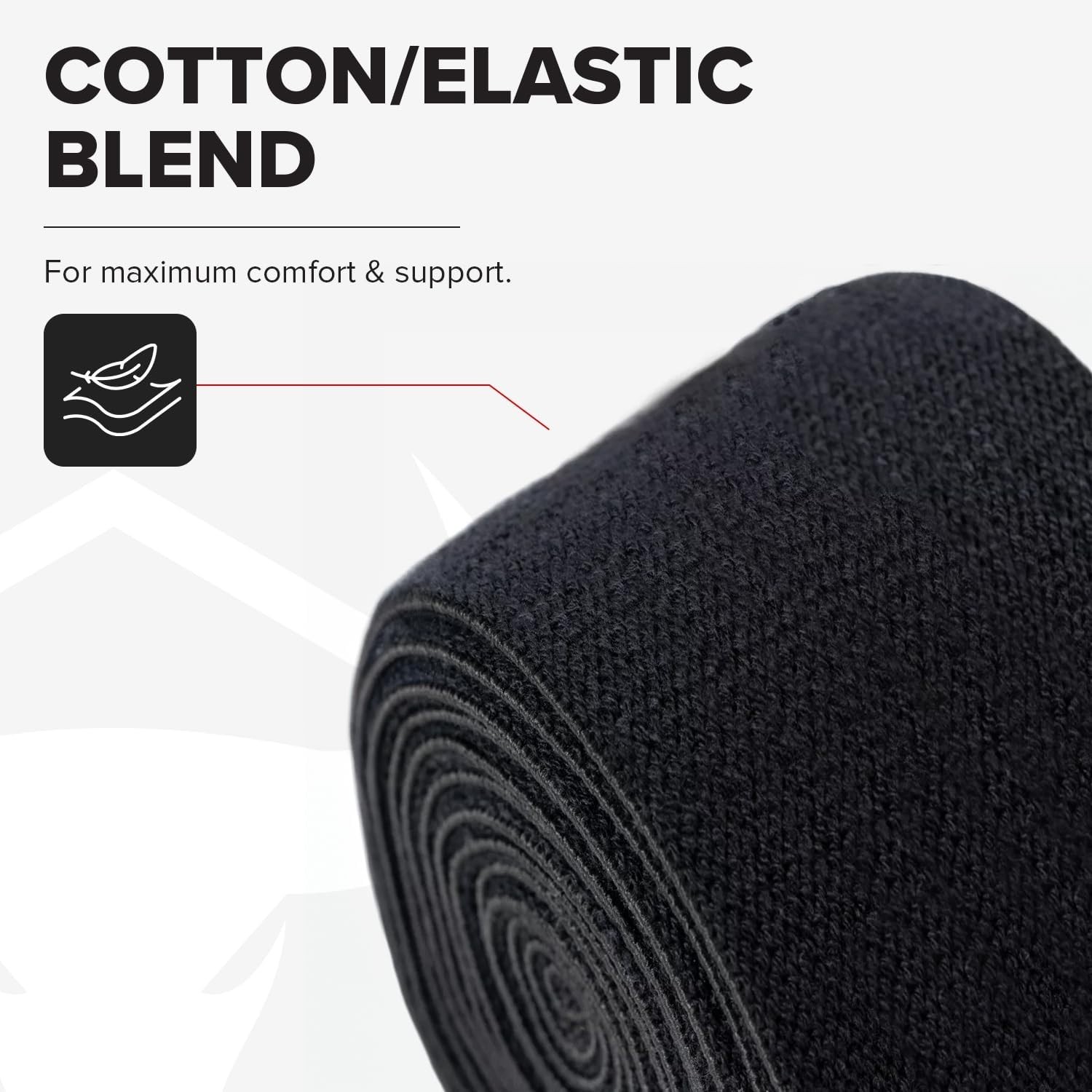 Knee Wraps for Weightlifting - 80" Elastic Knee Straps for Squats and Weight ...