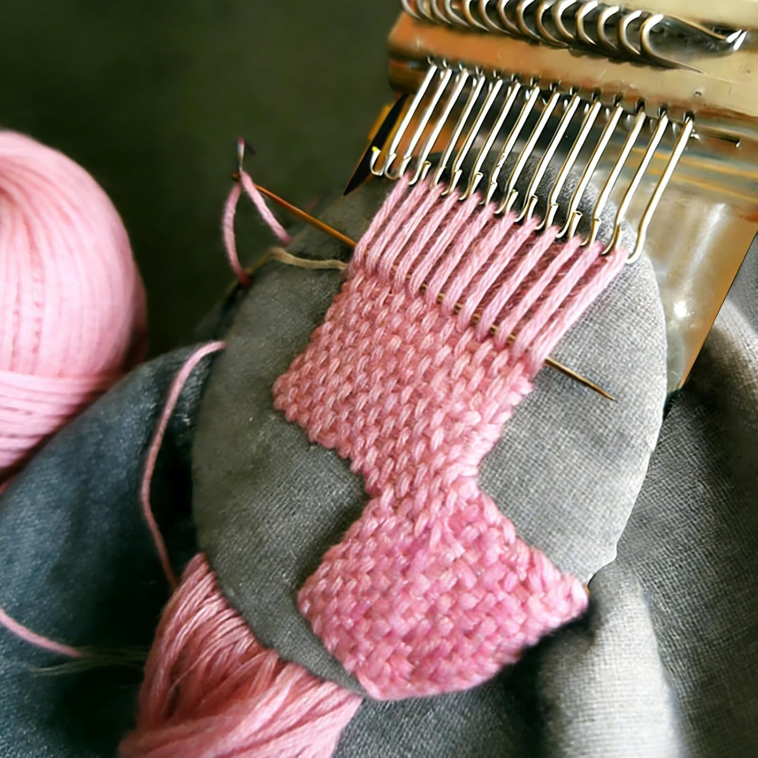 Knit Patch Kit - Patchmaker 2.0 Kit, Mini Darning Loom, Sewing Craft Supplies, K
