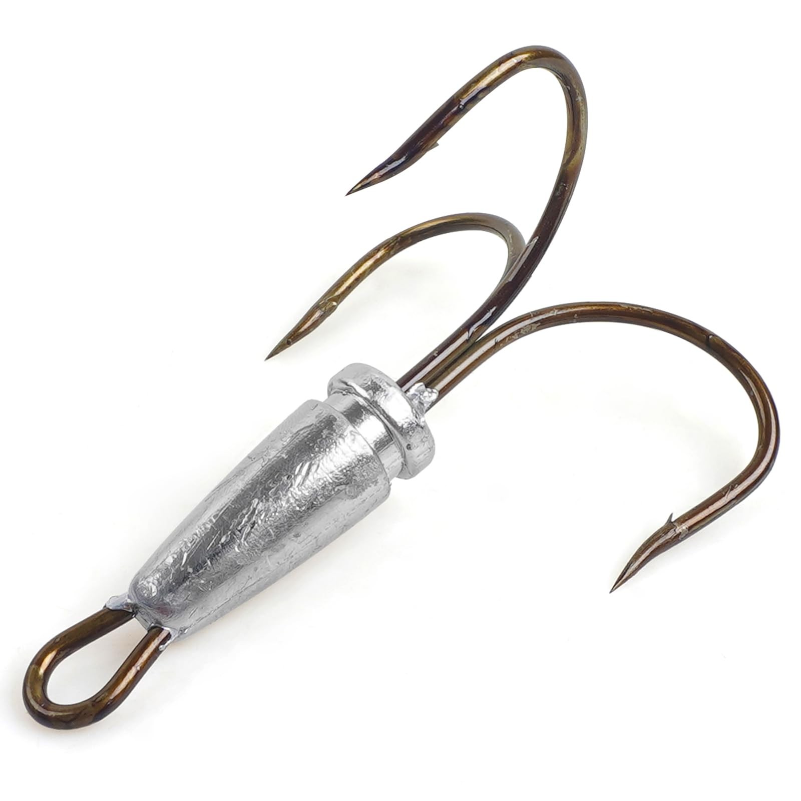 Snagging Hooks Snagging Weighted Treble Hooks 6pcs Fishing Hooks Large Weight...
