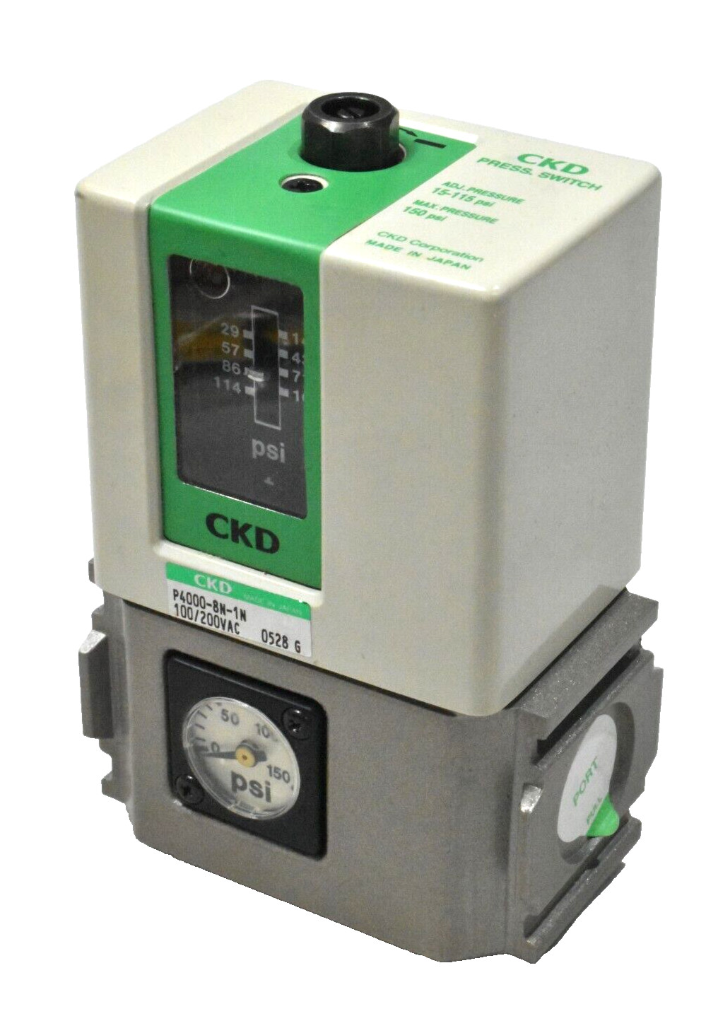 CKD P4000-8N-1N Mechanical Pressure Switch NOS