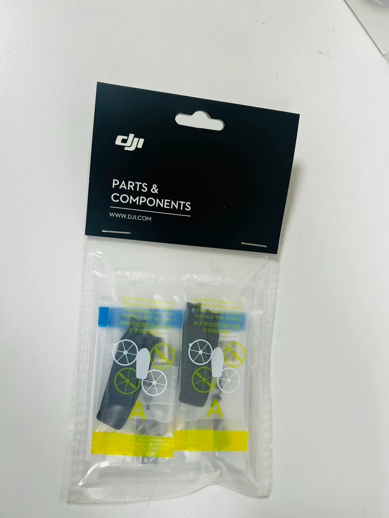 DJI Flip original propellers, brand new and unopened (pair x2), screws x12