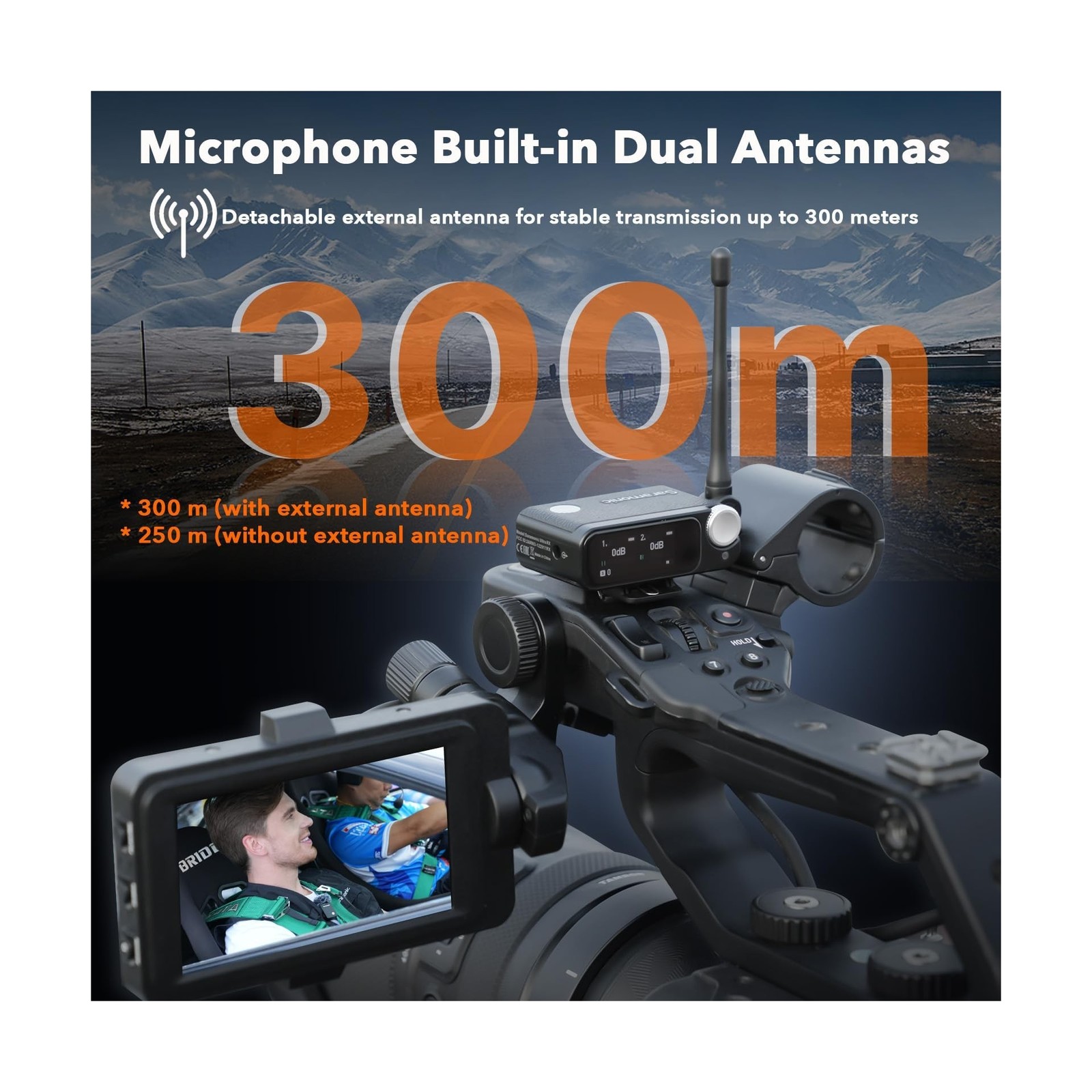 Saramonic Ultra | Wireless Lavalier Microphone, 32-Bit Float Recording, Timec...