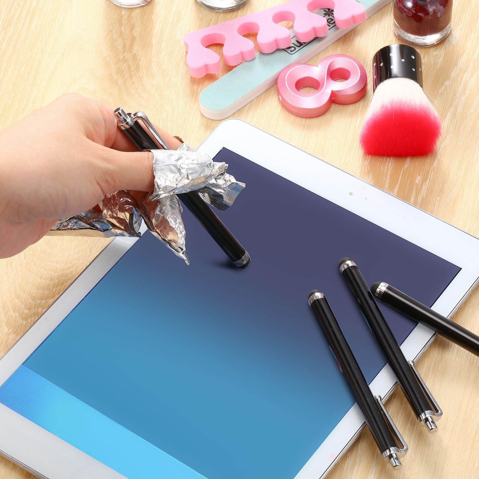 100-Pack Universal Capacitive Stylus Pens for Touch Screens - Compatible with Ta