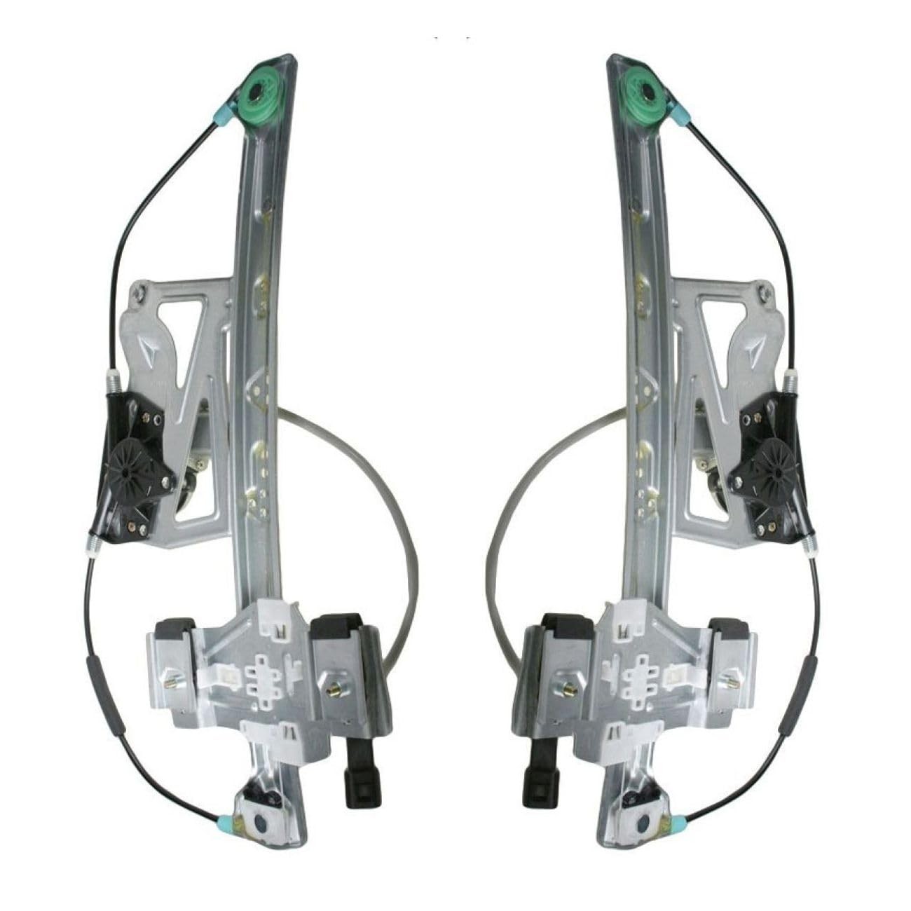 Power Window Regulator Front Set 2 Piece with Motor 17801304 17801303