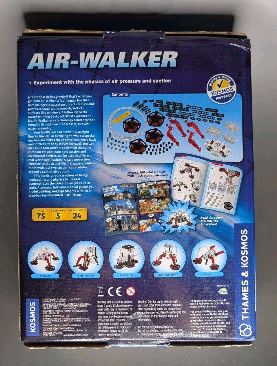 Thames & Kosmos Air Walker STEM Kit - Air Pressure & Suction - Engineering Toy