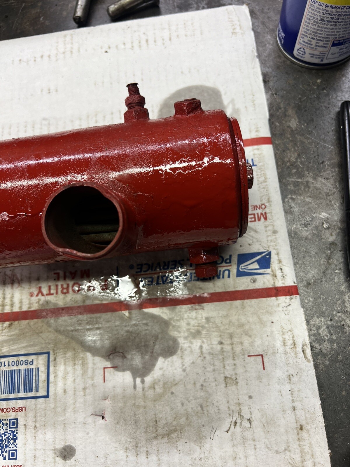 Westerbeke 16inch by 3 inch heat exchanger