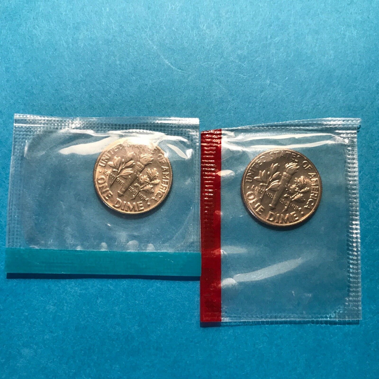 1972 P&D Roosevelt Dime Mint Cello Unc FREE SHIP