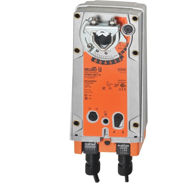 Belimo EFB24-MFT-S 270 in-lb [30Nm], Spring return, AC/DC 24 V, MFT/programmablE