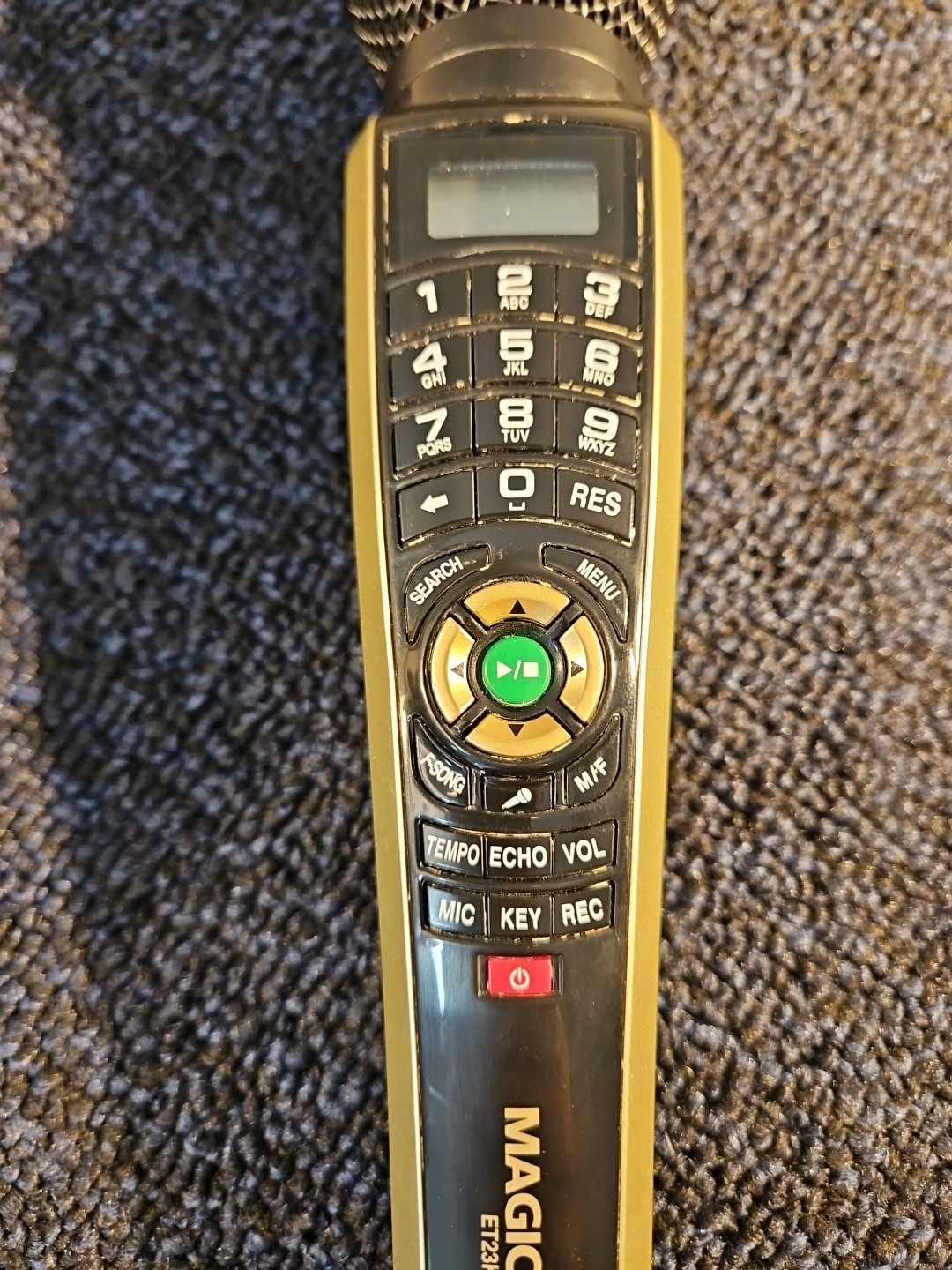 TESTED Magic Sing ET23KR Microphone Device ONLY Wireless Karaoke