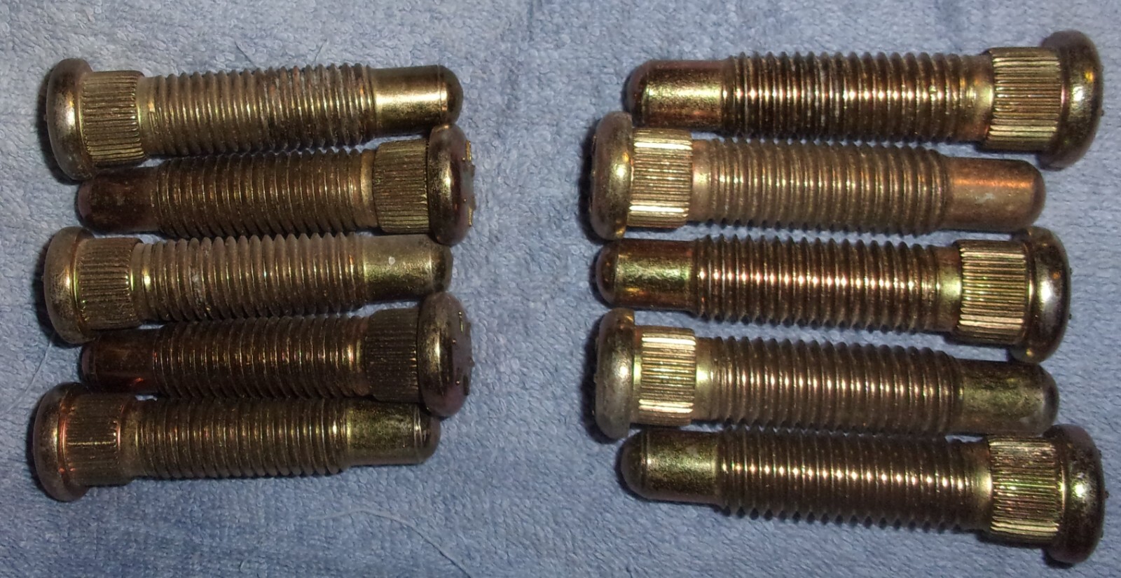 20 5/8"-11 Racing wheel studs plated