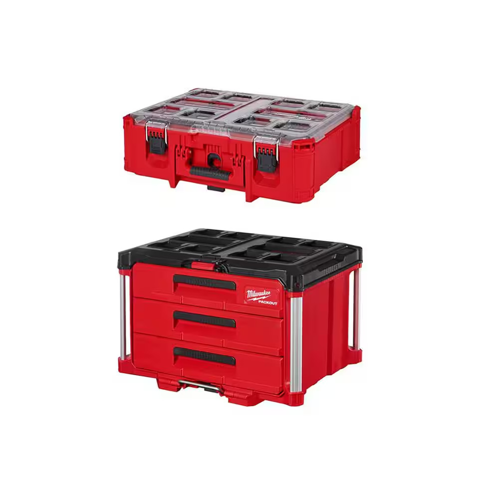 PACKOUT 22 In. 3-Drawer and Deep Organizer