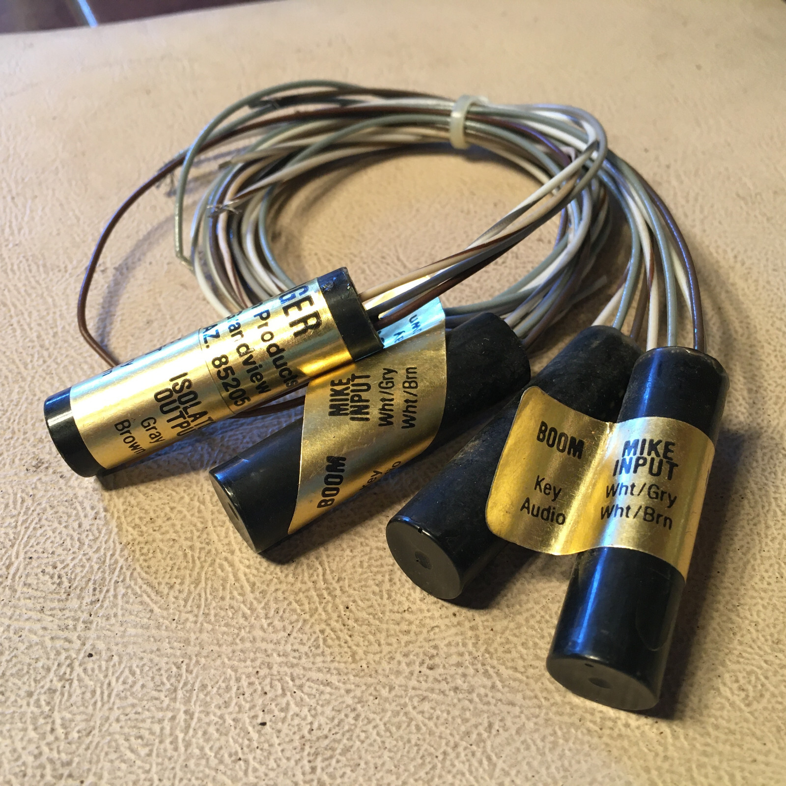 Four, Tiger Aviation Products Boom Mike Isolators