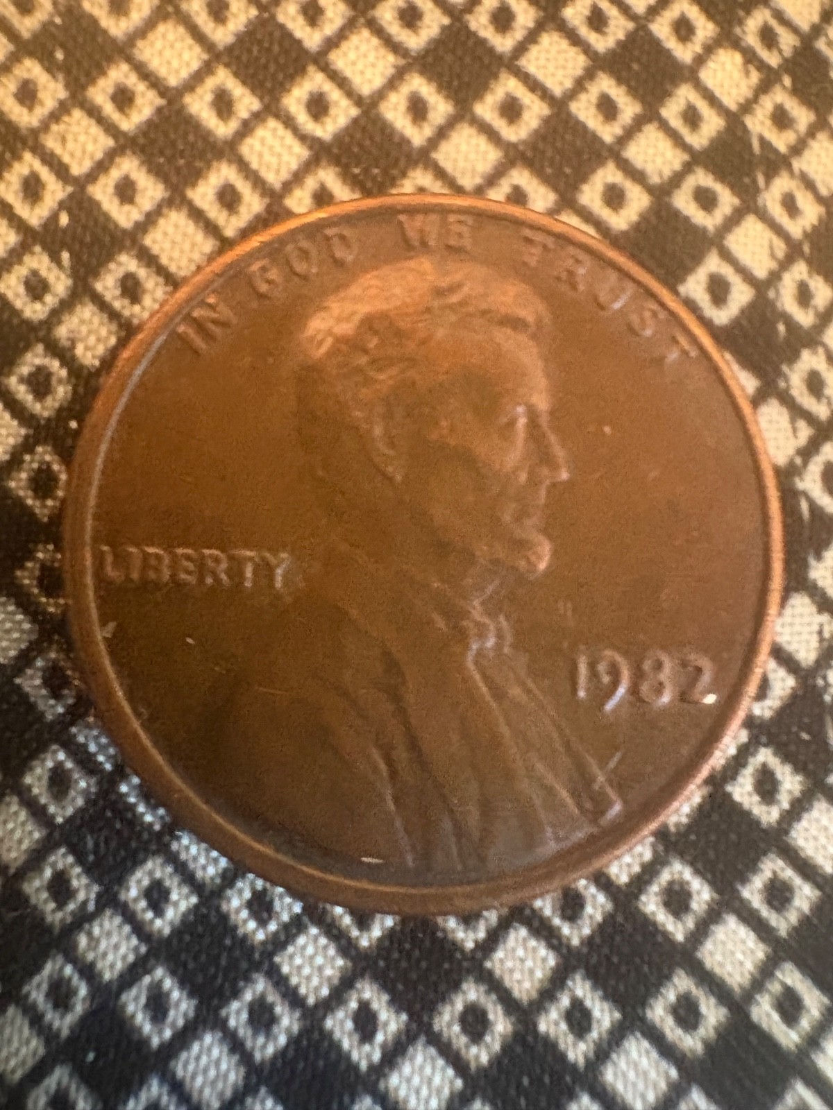 1982 small date copper 3.1 no mint mark