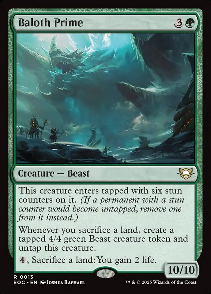 Baloth Prime 13 R Normal EOC MTG NM