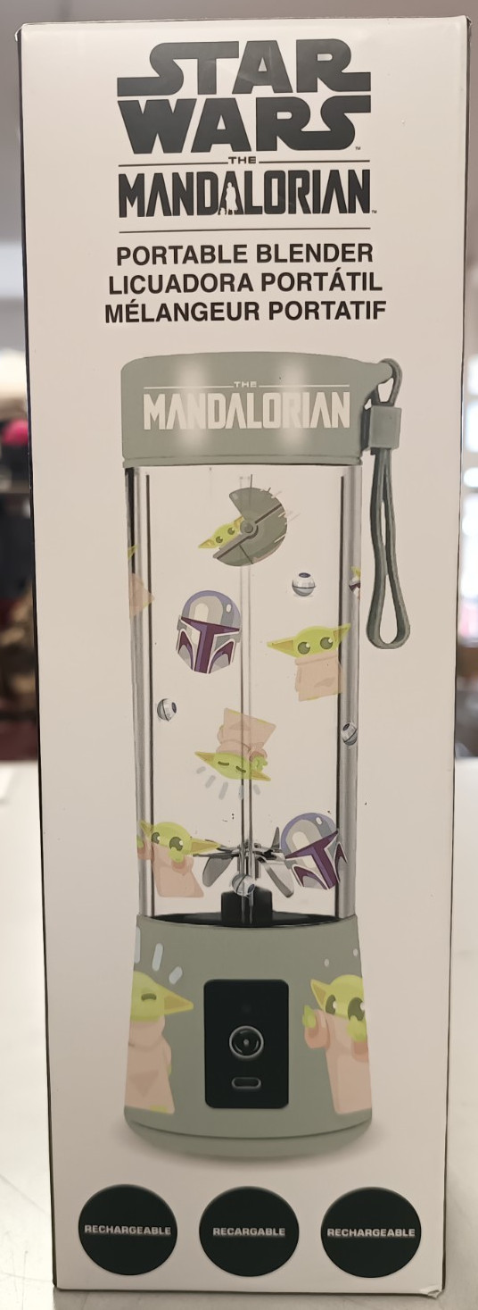 Star Wars The Mandlorian USB-Rechargeable Portable Blender New In Package