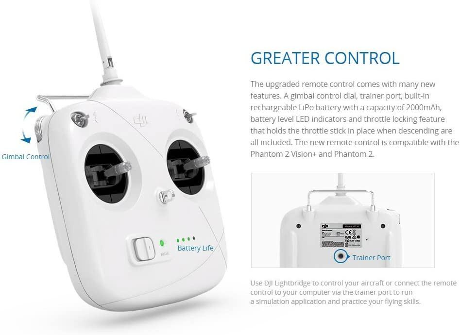 DJI Phantom 2 Radio Controller Transmitter 2.4Ghz