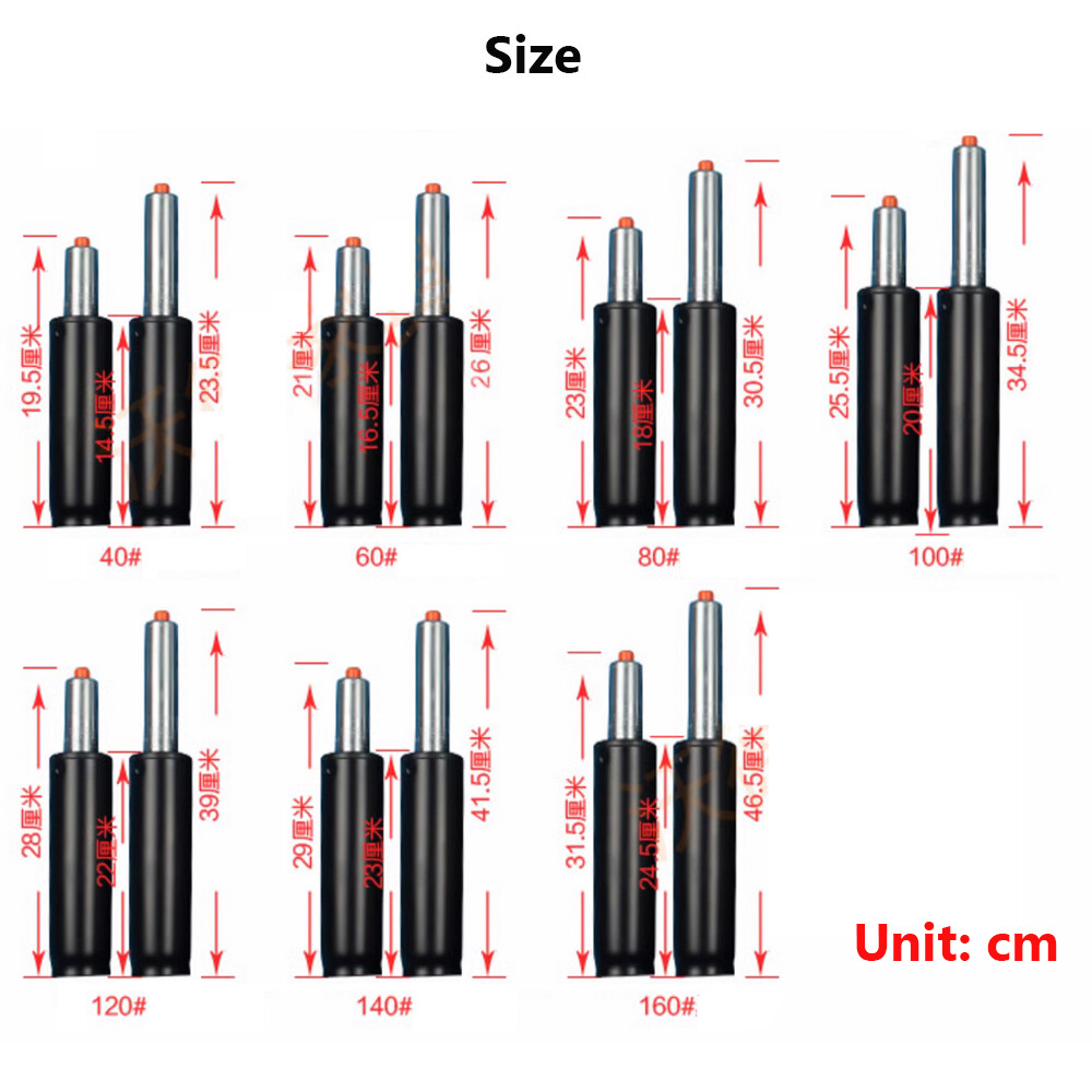 Heavy Duty Gas Lift Hydraulic/Pneumatic Shock Piston for Office Chair US