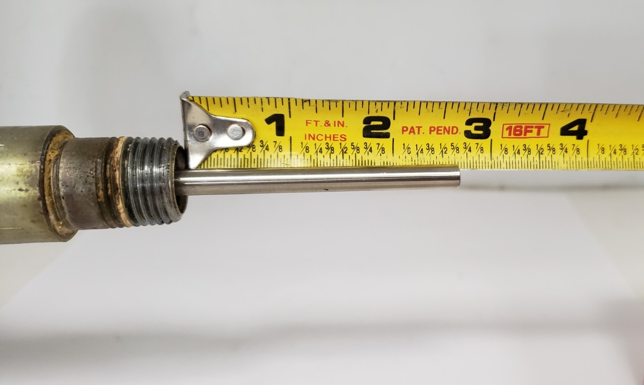 OMEGA ENGINEERING 50-500 THERMOMETER, 2-3/4" STEM, 5" FACE