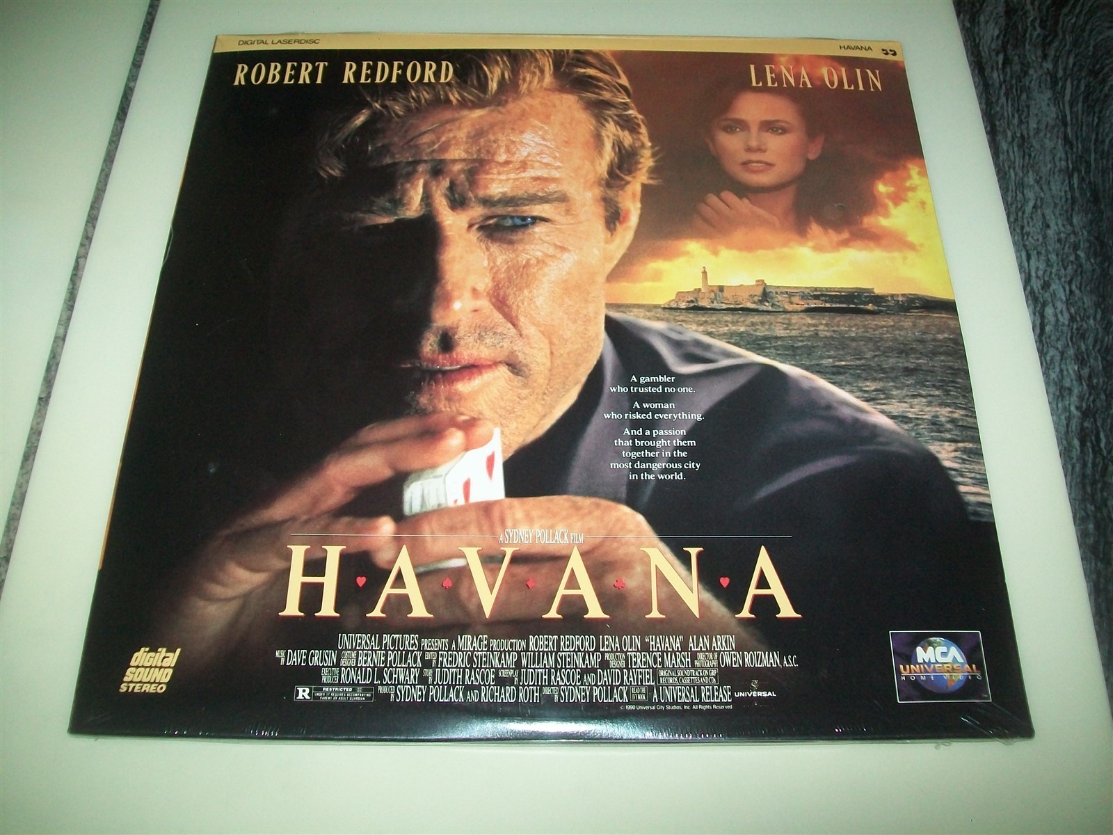 HAVANA 2-Laserdisc LD BRAND NEW SEALED VERY RARE ROBERT REDFORD STARS!