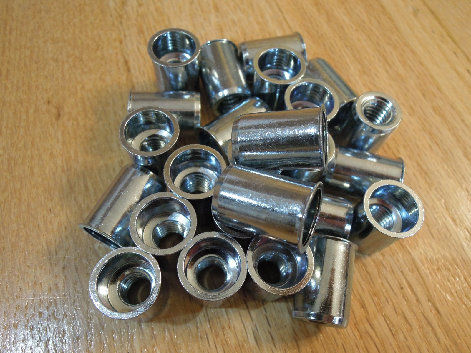 25 Marson Steel Klik Poly Nuts Rivet Nut Threaded Inserts 5/16-18 grip .030 .165