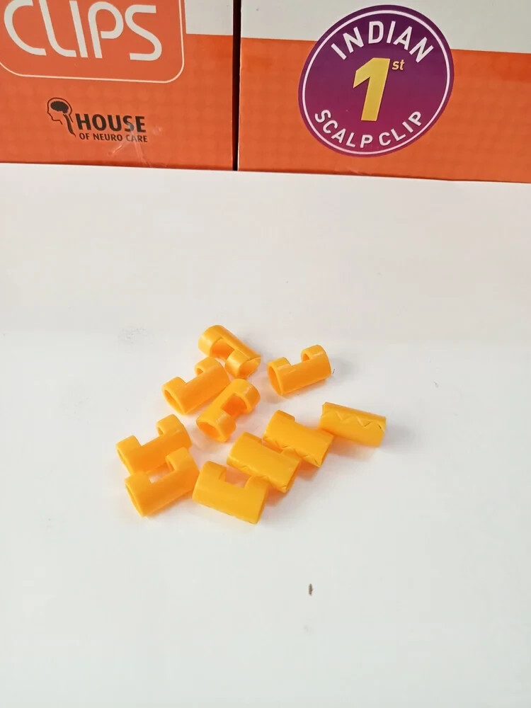 Raney Clips Disposable Clip Scalp Plastic Ranet  100 Nos Free Shipping