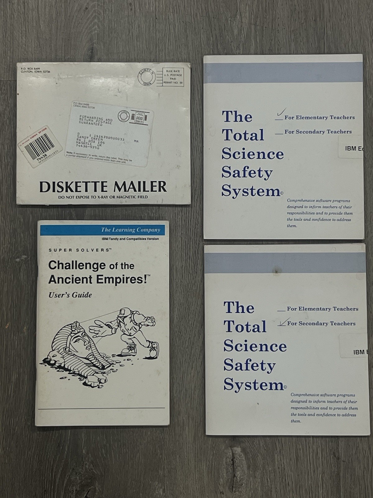 Vintage IBM Educational Software Floppy Disk Archive Lot Learning Company