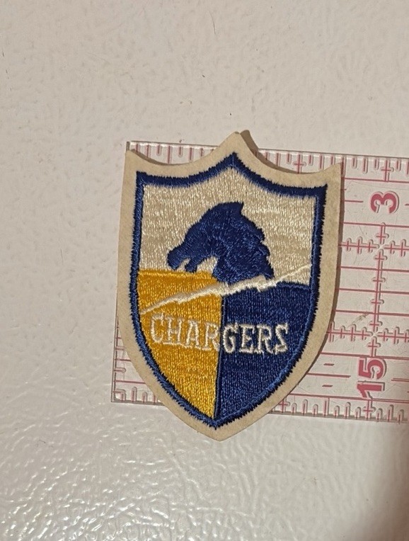 SAN DIEGO / LOS ANGELES CHARGERS AFL RETRO THROWBACK LOGO Vintage 2.5” X 3.5”