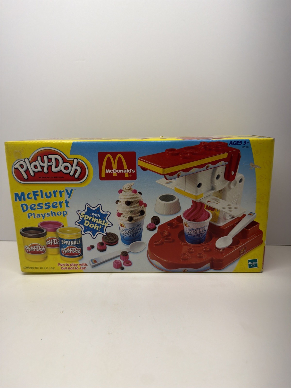 2003 Play-Doh McDonald’s McFlurry Dessert Playshop Complete Box Hasbro Toy
