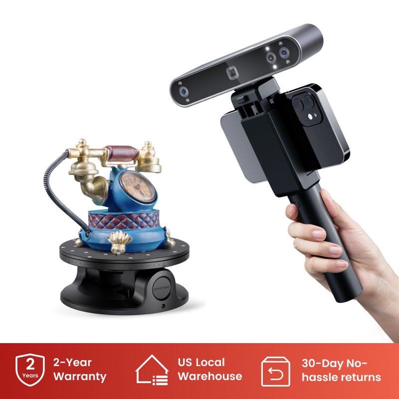 Revopoint POP 3 Plus 3D Scanner 0.04mm Precision 18fps Handheld Body Scanner