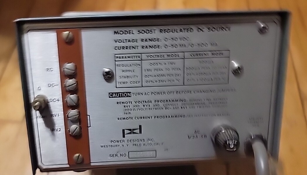 Power Designs 5005T Universal Power Source