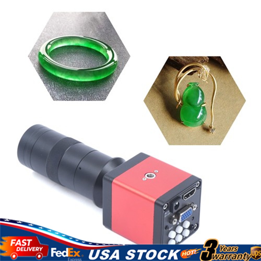HDMI Video Microscope VGA Camera HD Industrial Digital USB Lens 1080p 14mp 60FPS