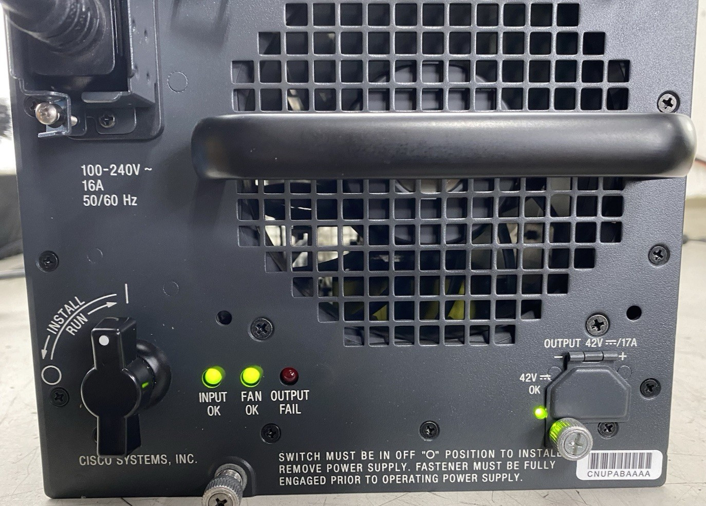 Sony APS-211 3000W Server Power Supply Unit Cisco Catalyst
