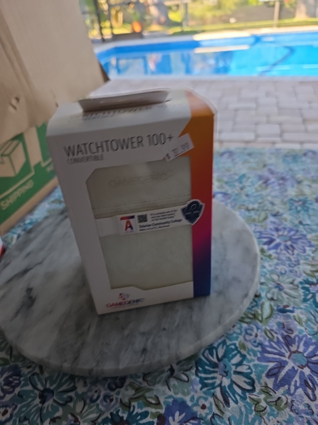 White Watchtower 100+ Convertible Deck Box Gamegenic