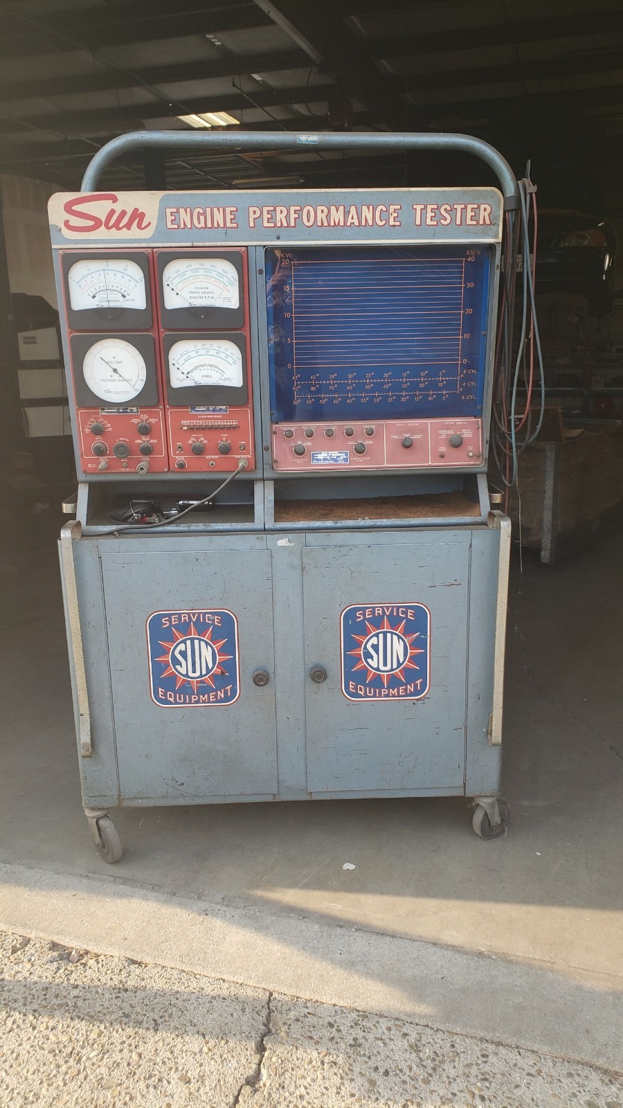 Vintage 1950s Sun Motor Tester Master Model MMT/ 48773