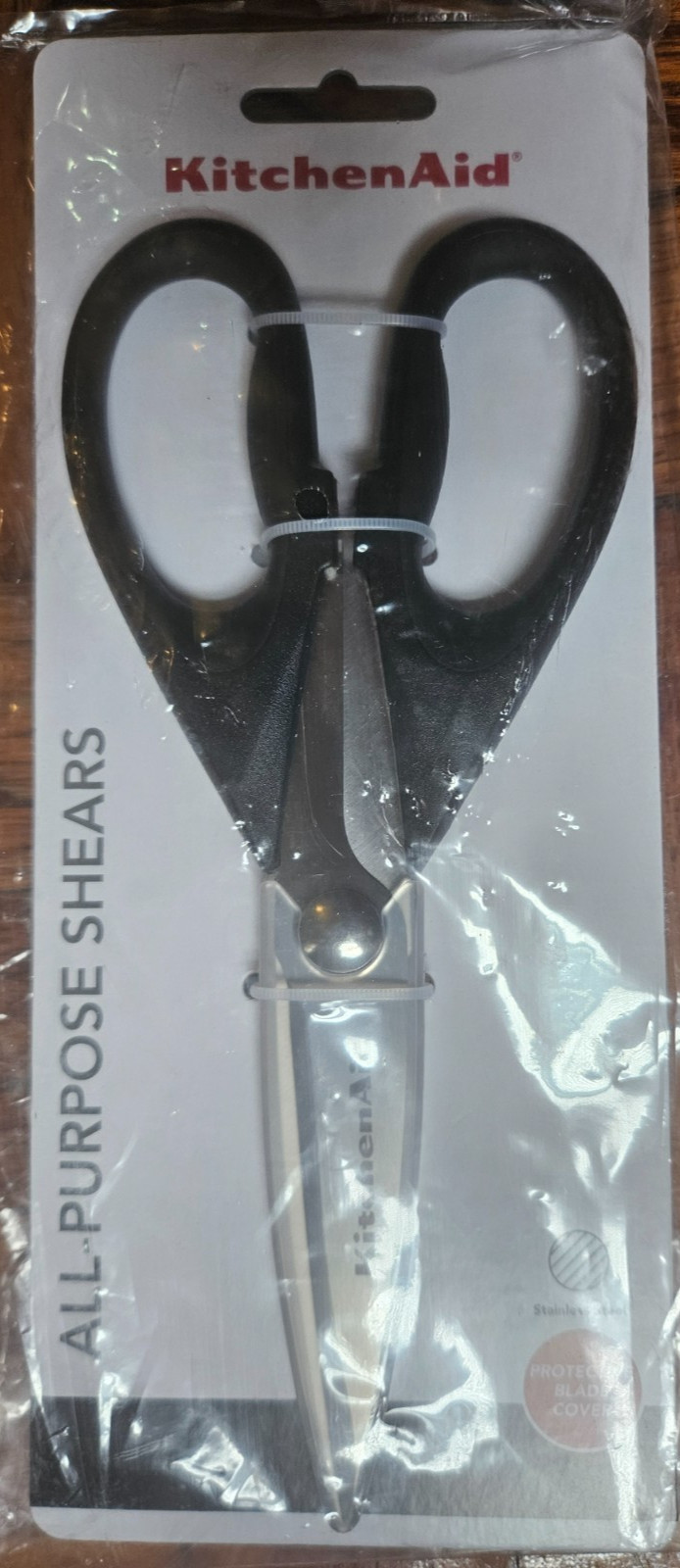 KitchenAid Utility Shears - Stainless Steel, Black Handle, 4.5" Blade New!