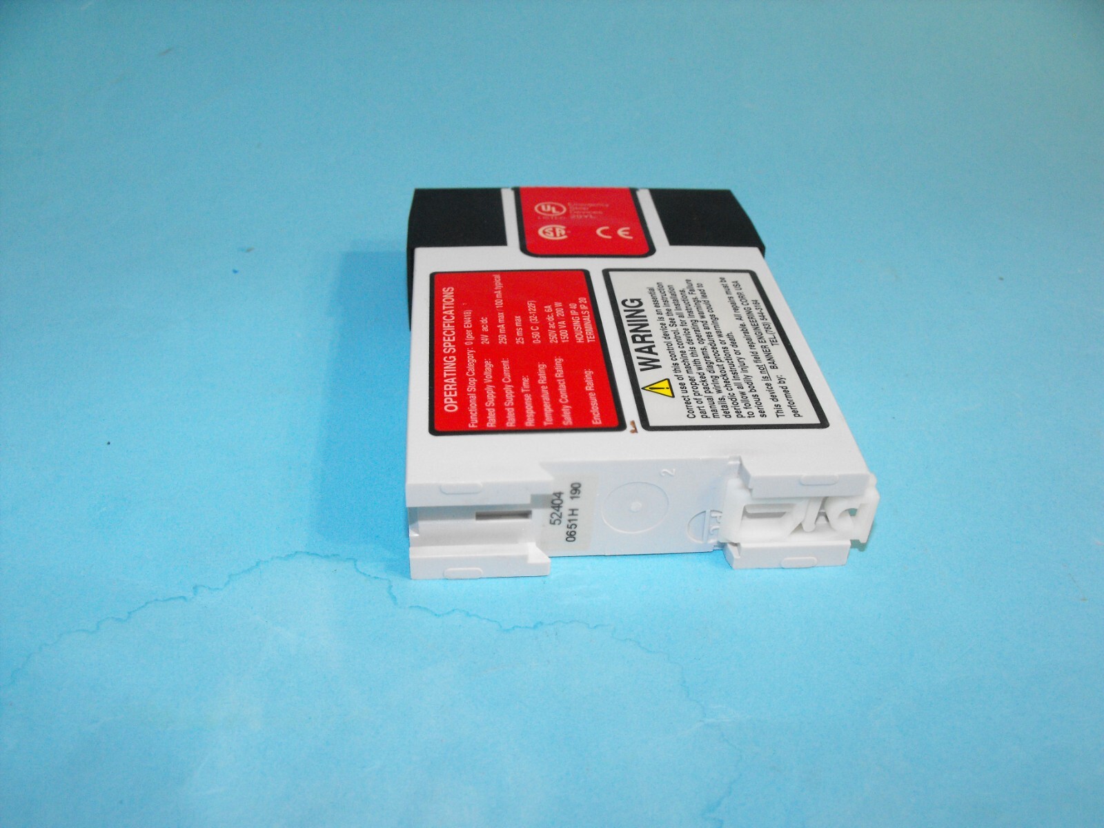 Banner ES-FA-9A.E-Stop Safety Relay Module 24V AC/DC.USED