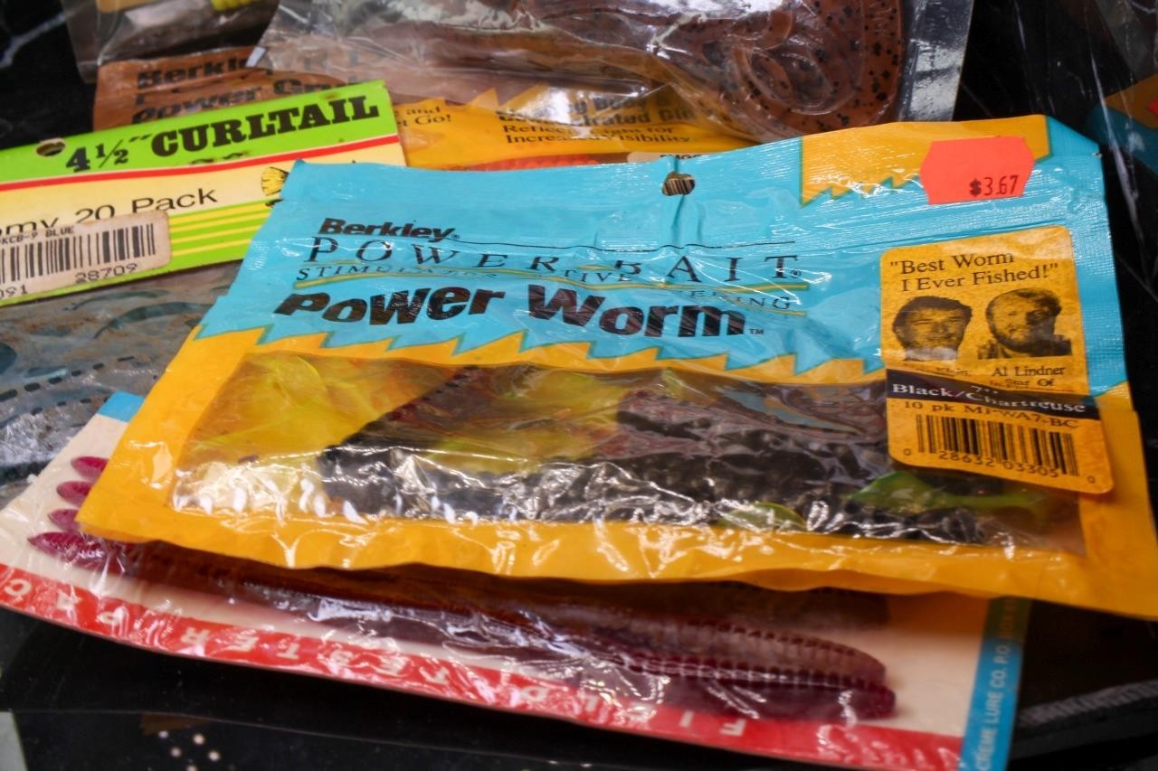 Lizard - Zoom Bait Company rubber scented bait lot VINTAGE TACKLE