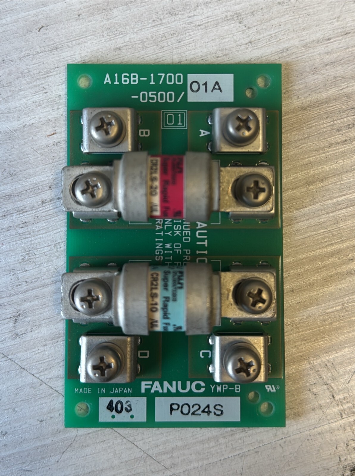 MINT CONDITION FANUC PCB BOARD A16B-1700-0500 *EXPRESS SHIP AVAILABLE