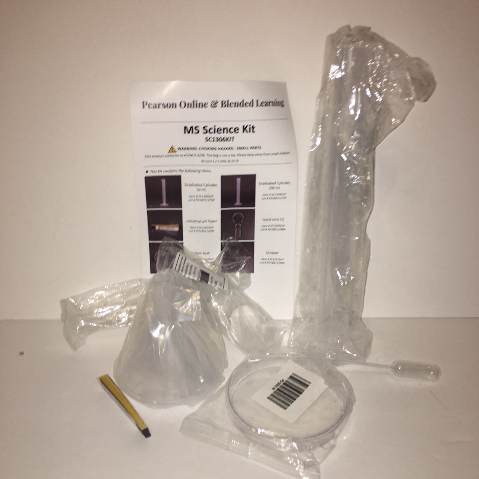 Connections Education MS Science Kit SC1306KIT MISSING PARTS
