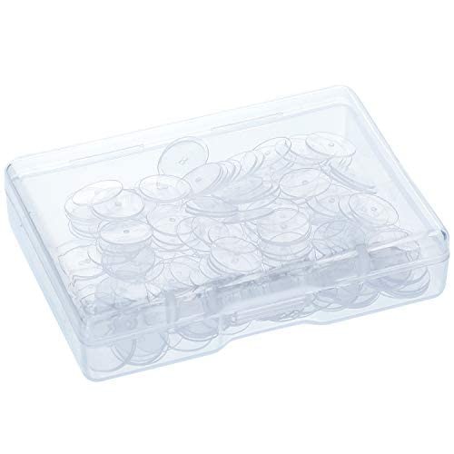 200 Pcs Clear Disc Pads to Stabilize Earrings, Plastic Discs for Ear...