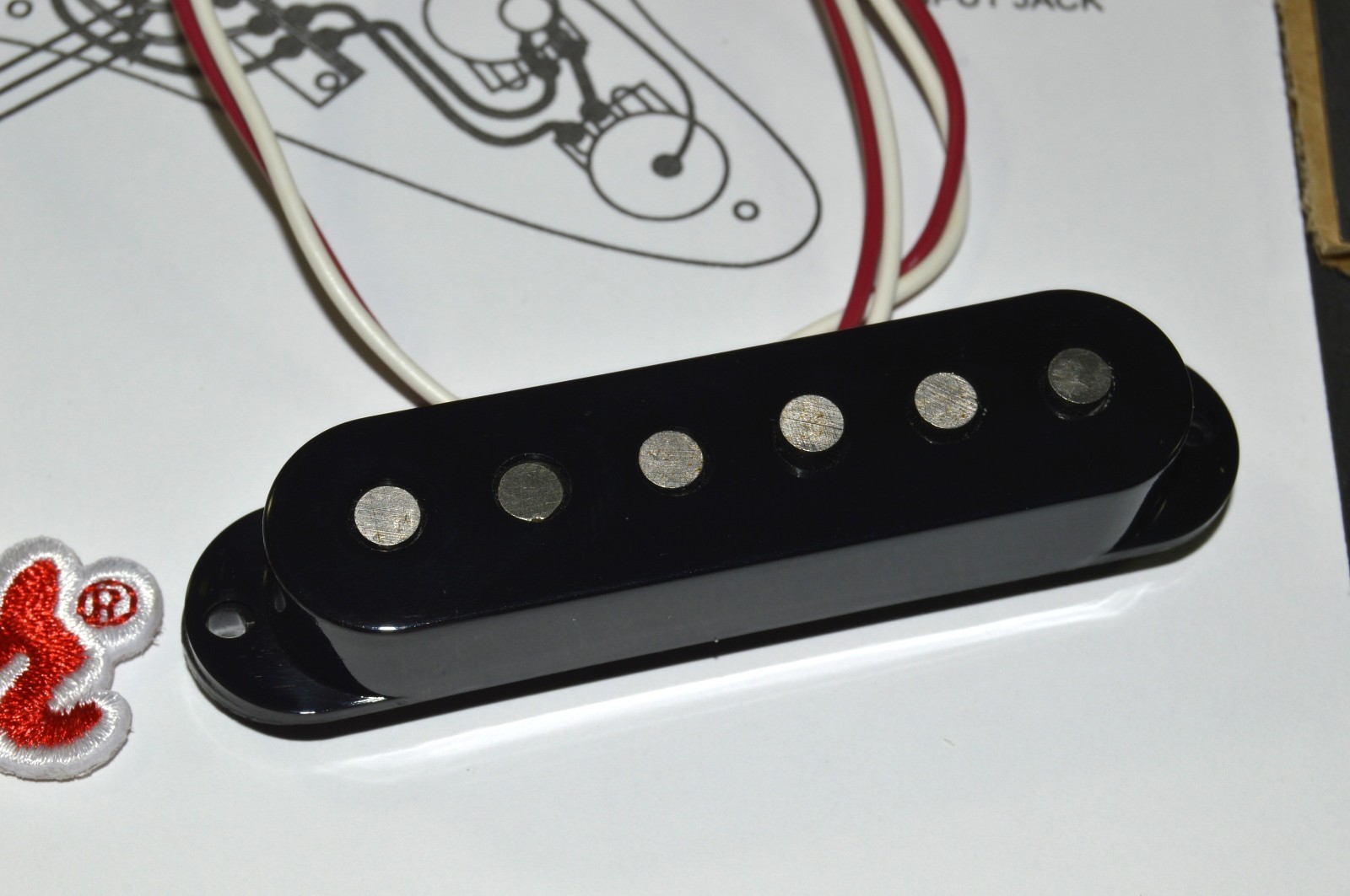 Genuine Fender Custom Stagger Tex-Mex Stratocaster Pickup MID RWRP