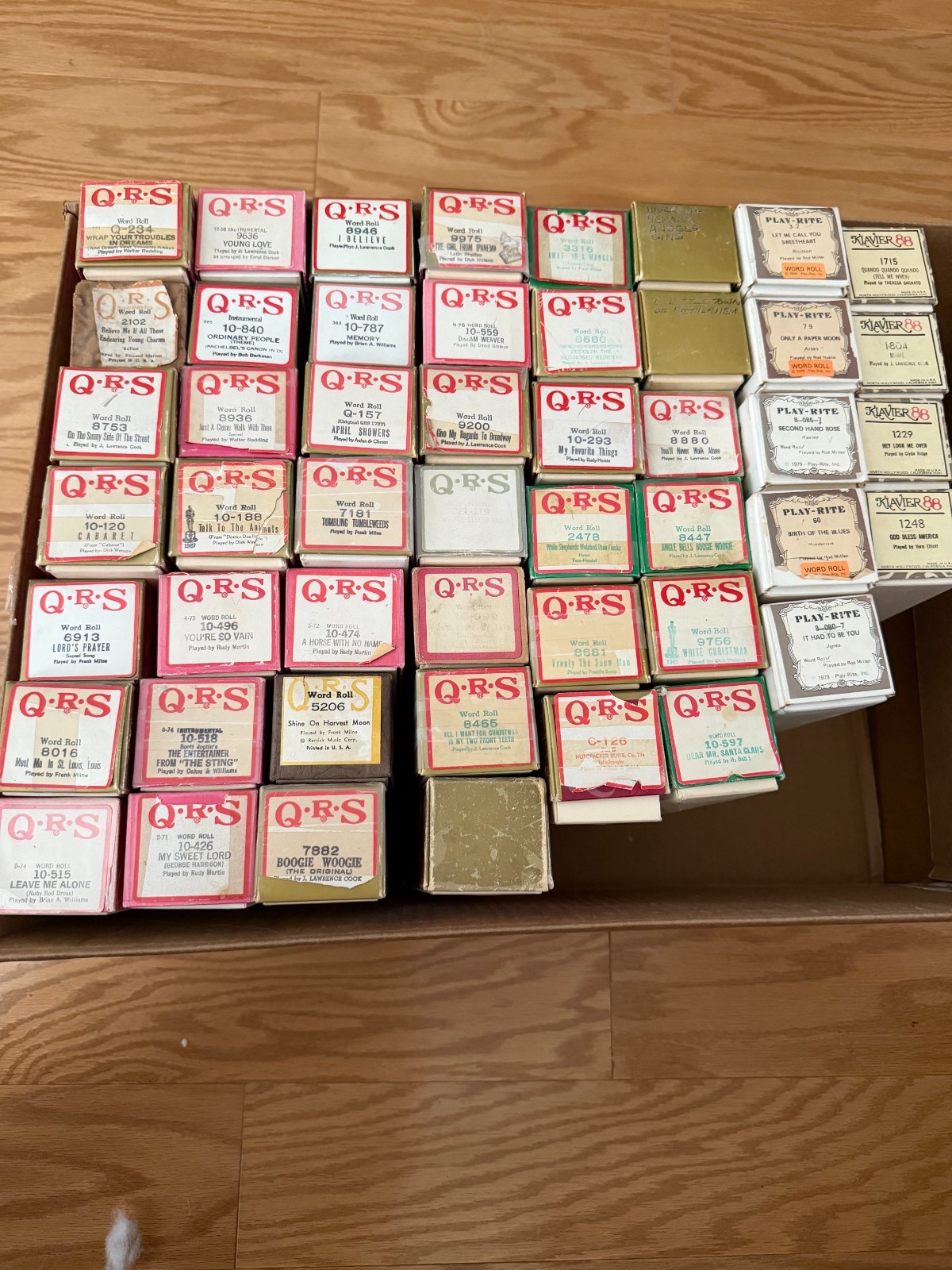 Player Piano Rolls - QRS, Play-Rite, Klavier Pick Your Title See Drop Down