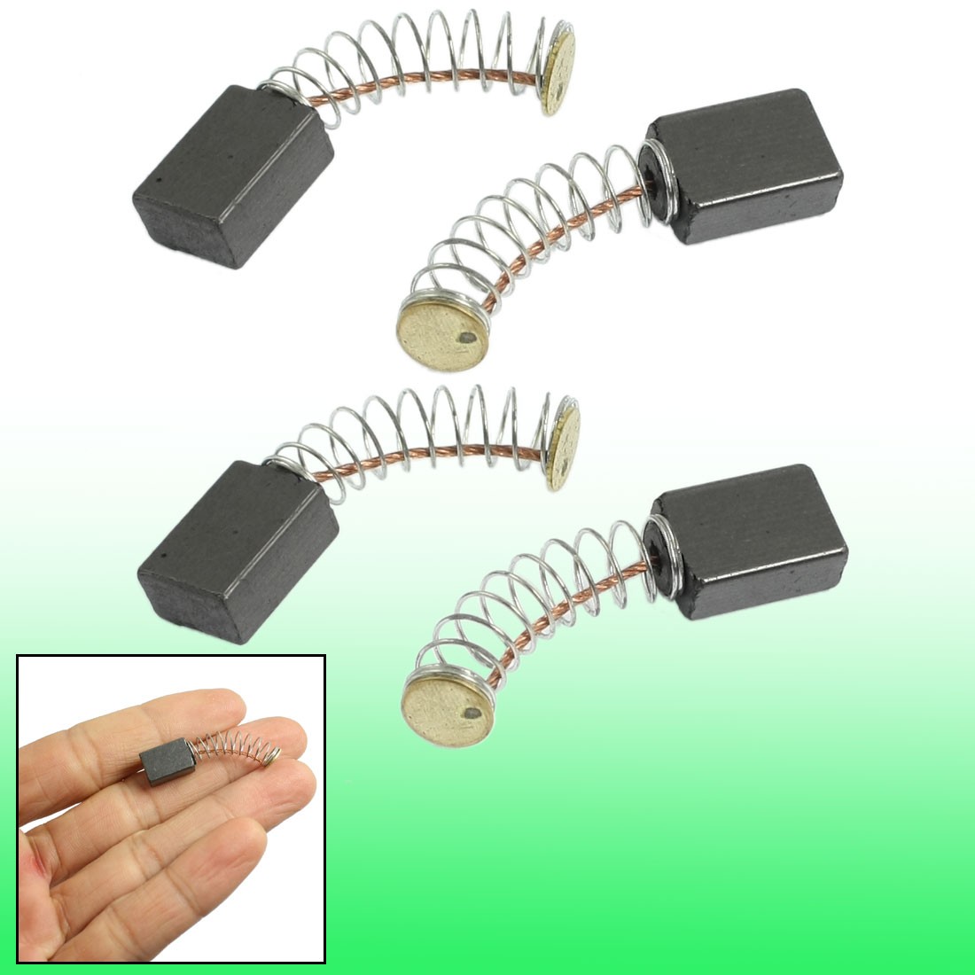 4 Pack 6/13" x 5/16" x 3/16" Replacement Carbon Brush for Motor