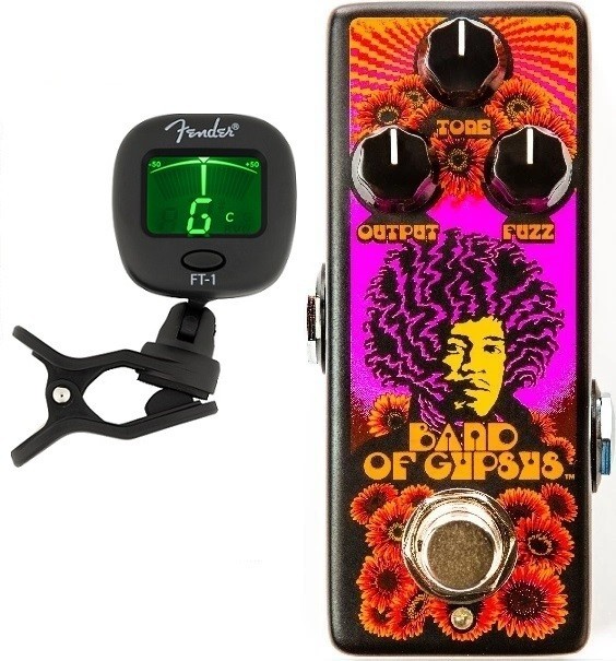Dunlop JHMS4 Authentic Hendrix '68 Shrine Series Band of Gypsys Fuzz -Free Tuner
