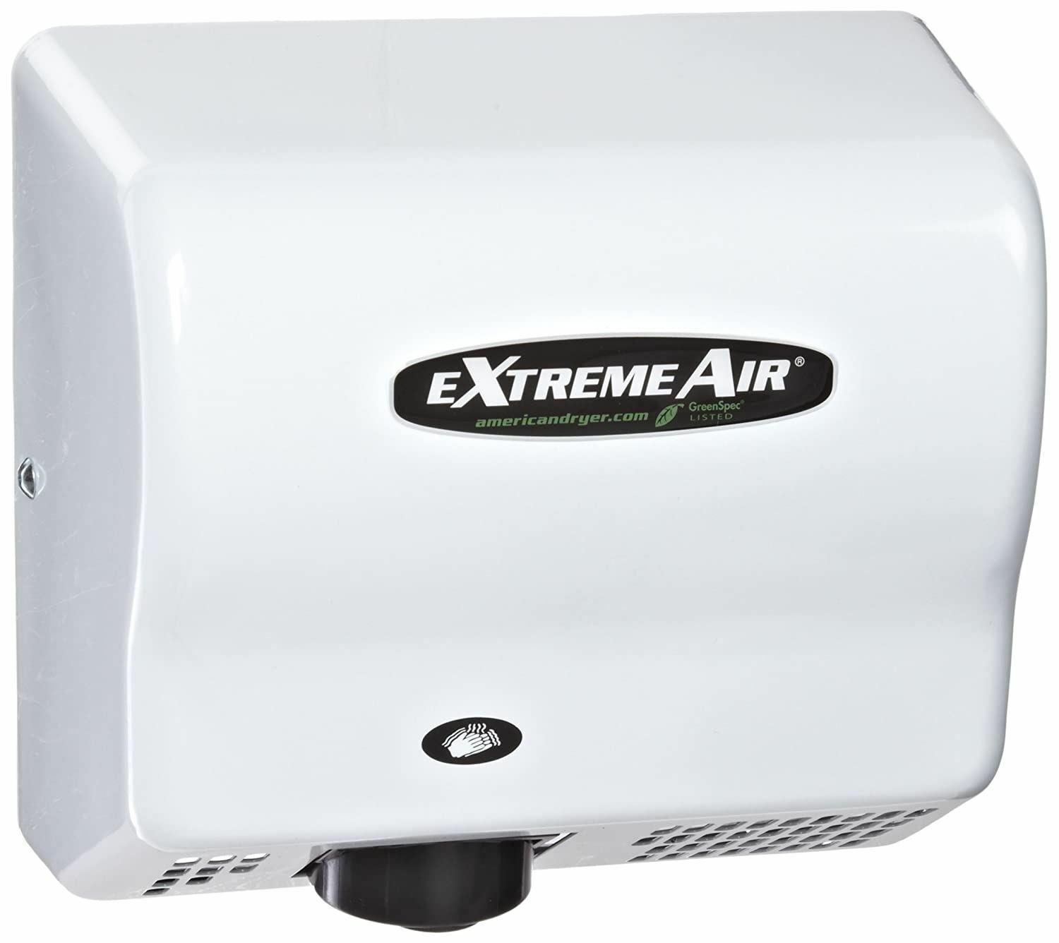 American Dryer ExtremeAir EXT7-M Steel Cover High-Speed Automatic Hand Dryer, 12
