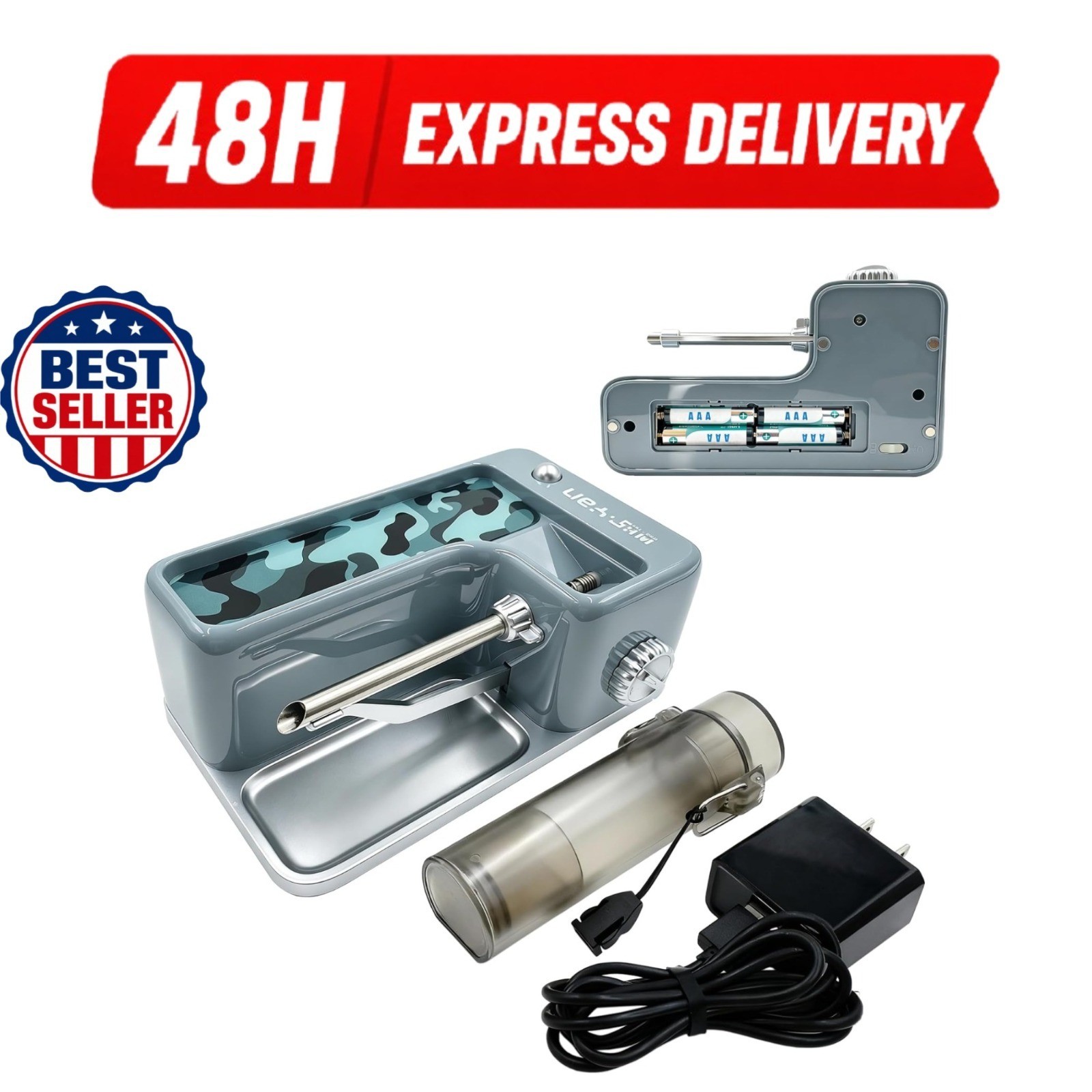 WHS·Yan Automatic Electric Cigarette Rolling Machine Adjustable Density Kit