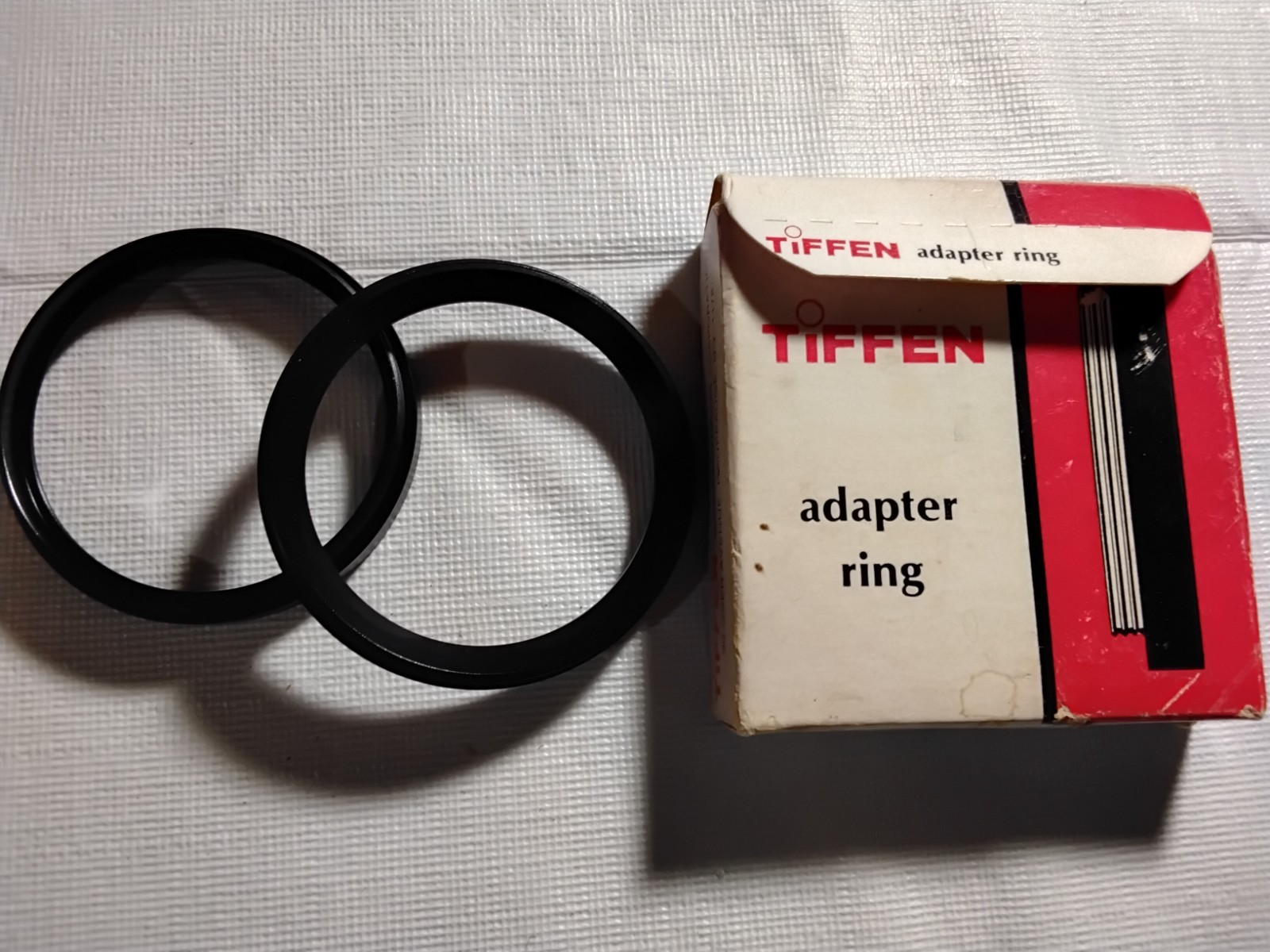 Tiffen 2 pcs. 58mm 7 adapter ring- USA