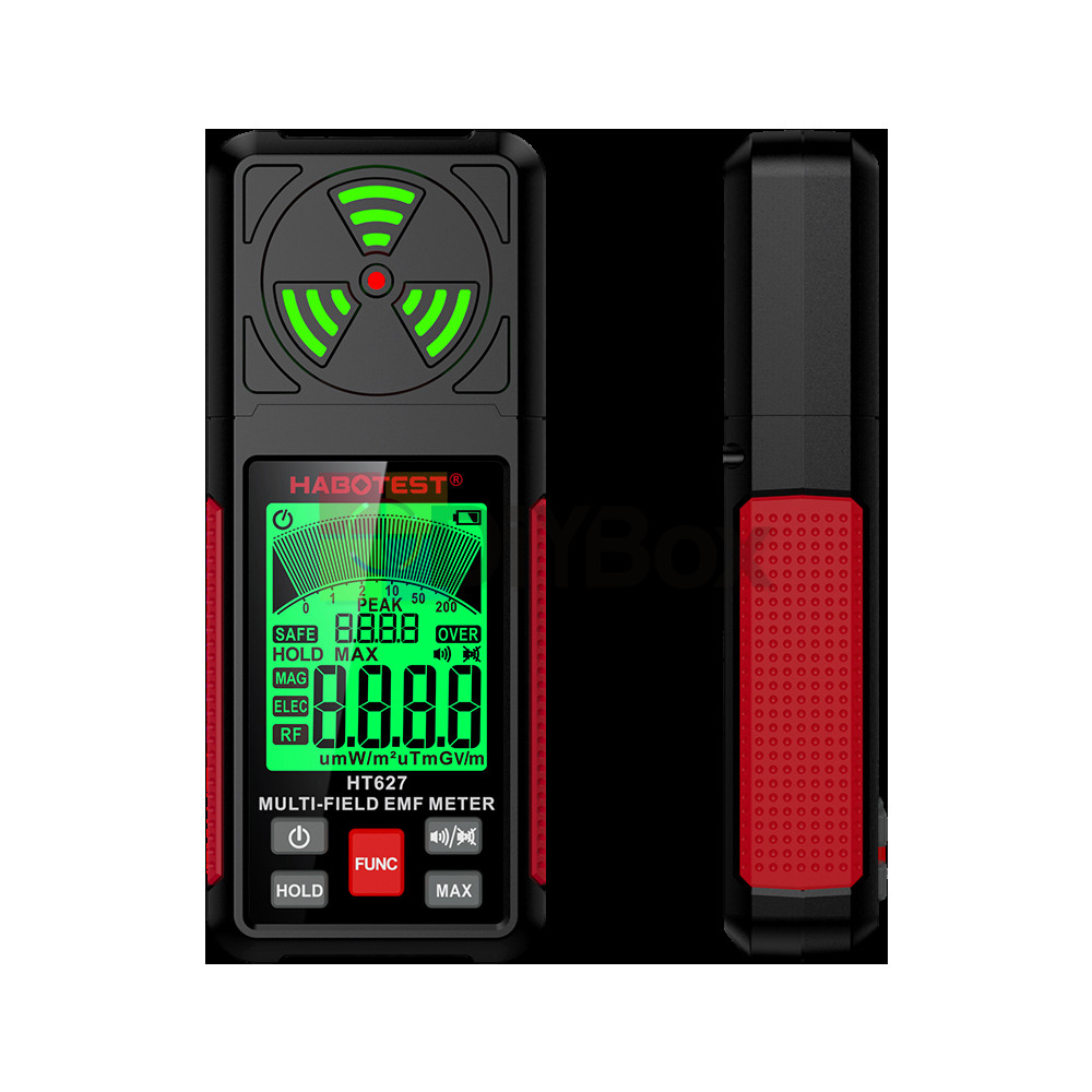HABOTEST Radiation Detector EMF Meter HT627 Digital Electromagnetic Frequency