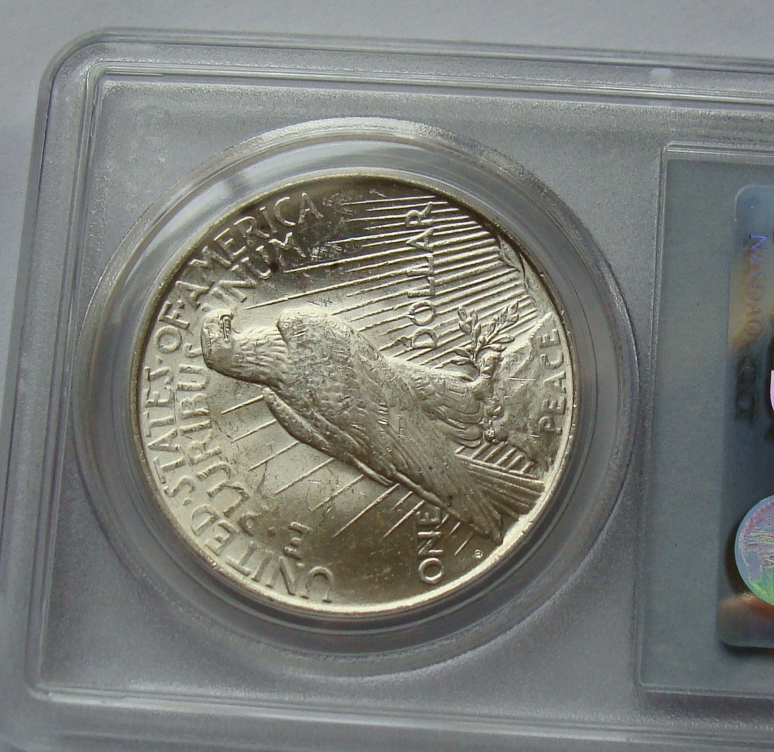 PCGS 1927 D MS 61 PEACE DOLLAR